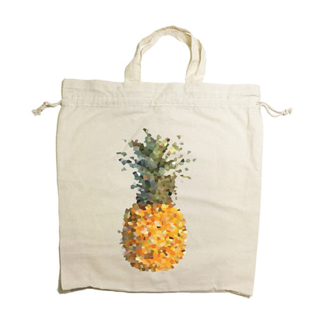 Pineapple Drawstring Tote Bag