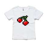 Pixel Cherry 100% Cotton Baby T-Shirt