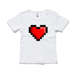 Pixel Heart 100% Cotton Baby T-Shirt